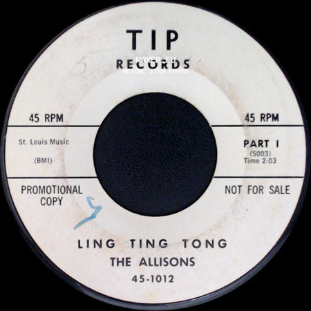 The Allisons - Ling Ting Tong / Ling Ting Tong side A