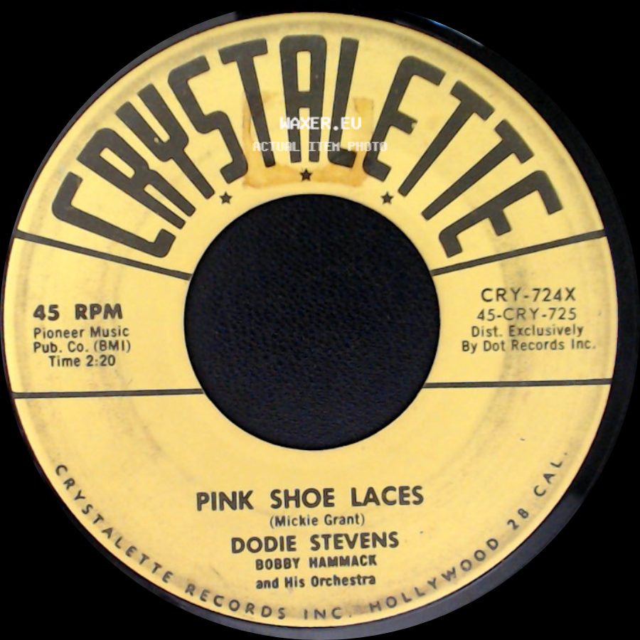 Dodie Stevens - Coming Of Age / Pink Shoe Laces side B