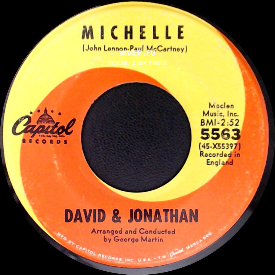 David & Jonathan - How Bitter The Taste Of Love / Michelle side B