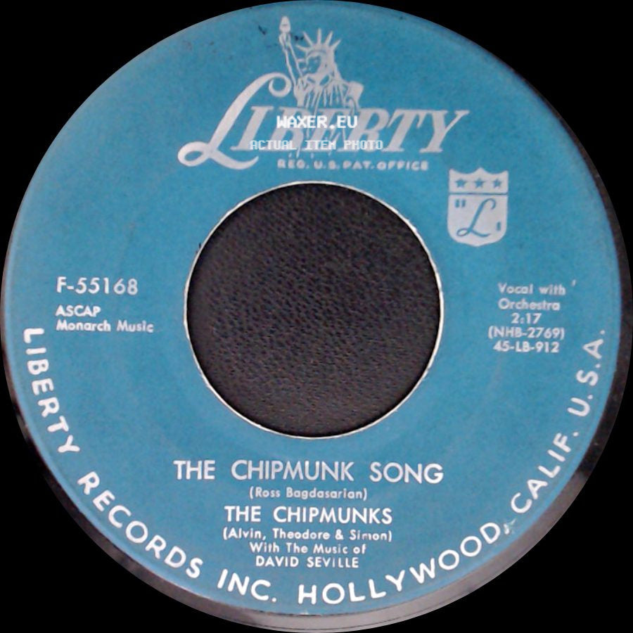 The Chipmunks / David Seville - The Chipmunk Song / Almost Good side A