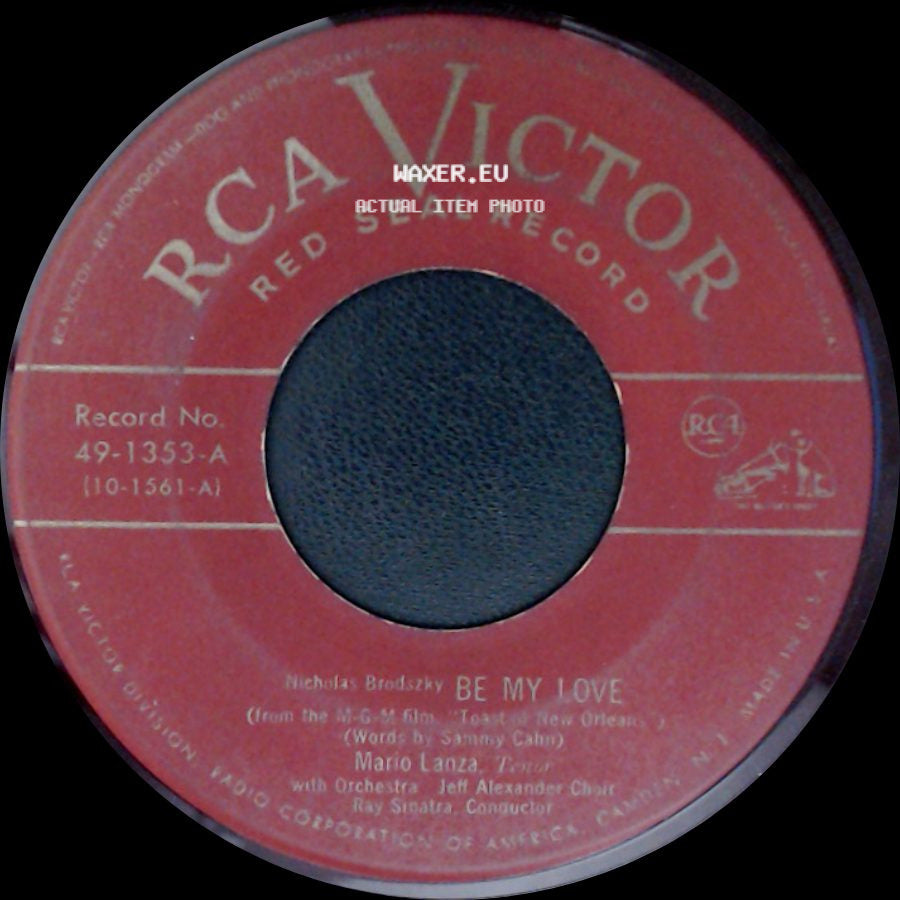 Mario Lanza - I'll Never Love You / Be My Love side B