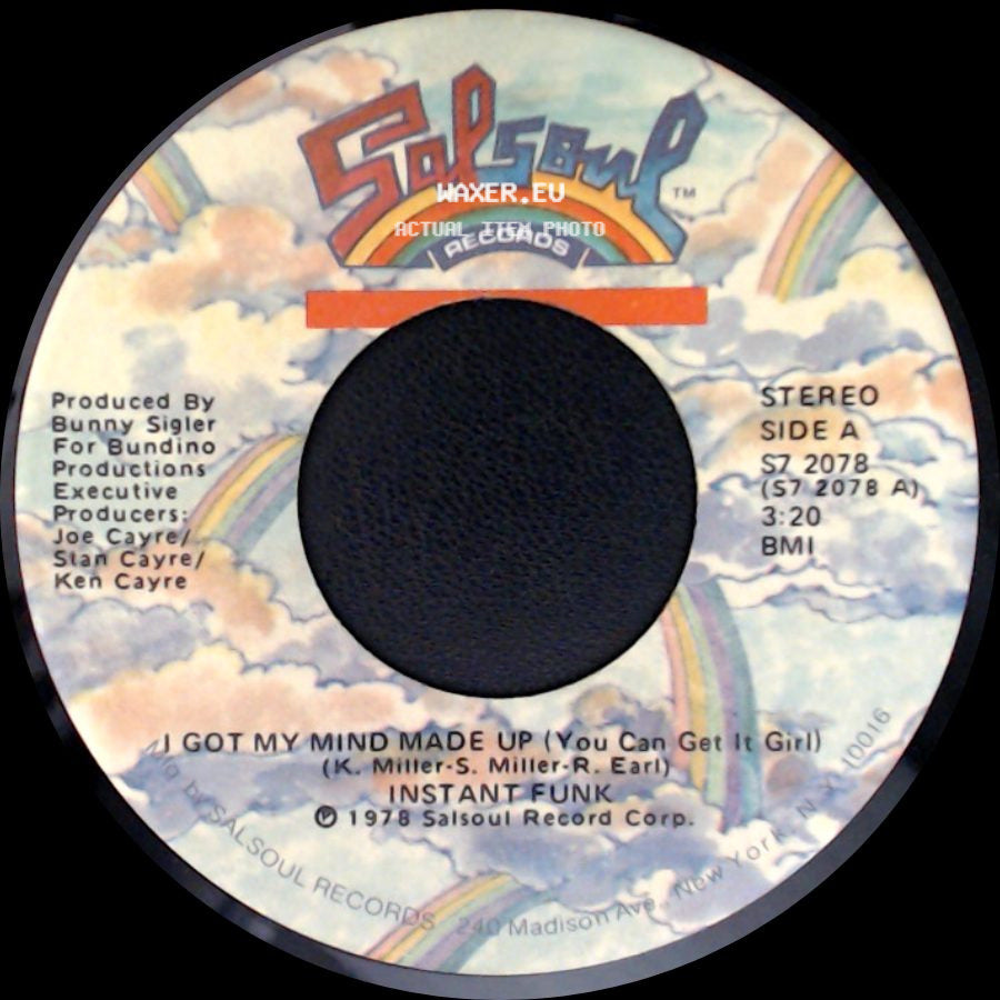 Instant Funk - I Got My Mind Made Up (You Can Get It Girl) / Wide World Of Sports side A