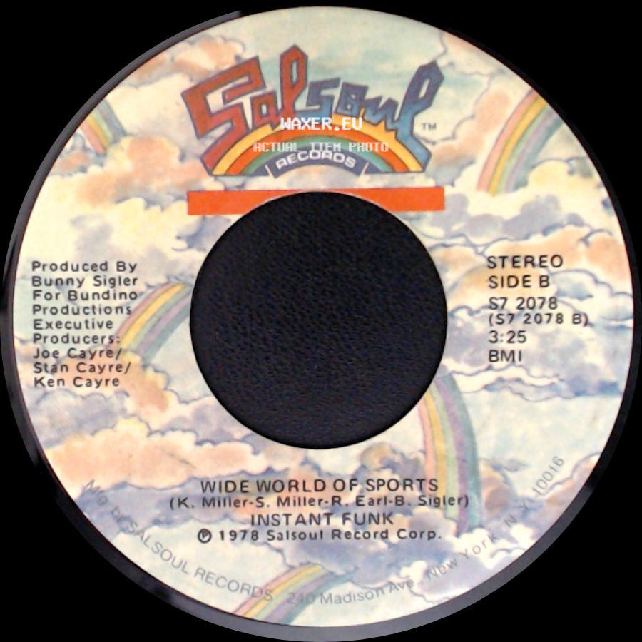 Instant Funk - I Got My Mind Made Up (You Can Get It Girl) / Wide World Of Sports side B