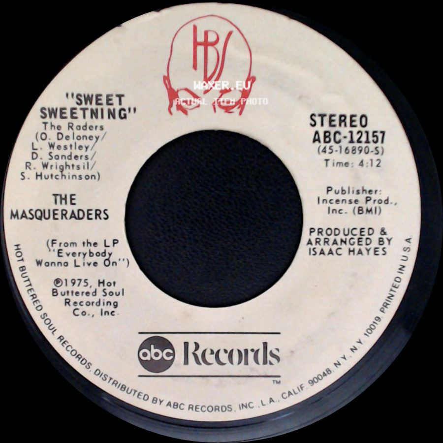 The Masqueraders - Sweet Sweetning / (Call Me) The Traveling Man side A