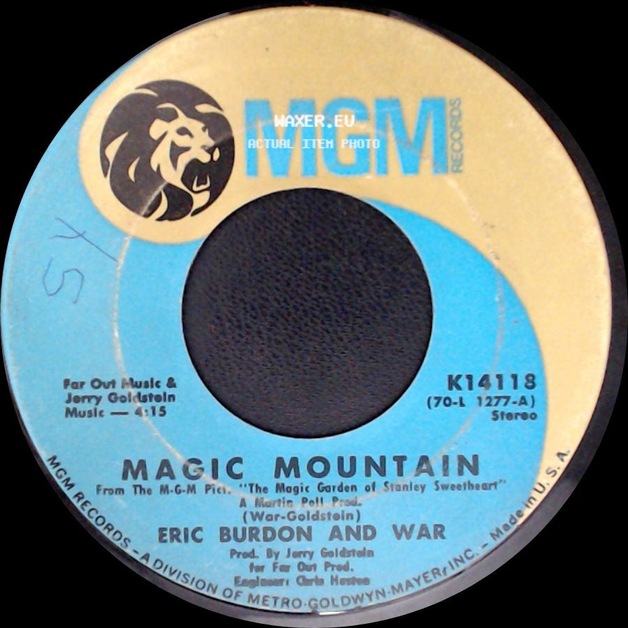 Eric Burdon And War - Spill The Wine / Magic Mountain side B