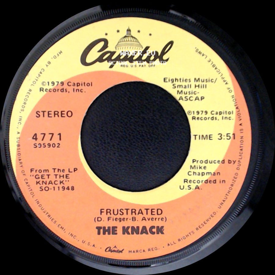The Knack - Good Girls Don't / Frustrated side B