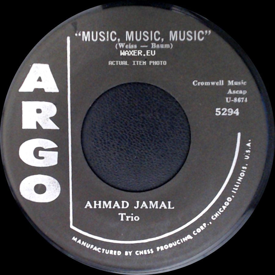 Ahmad Jamal Trio - Music, Music, Music / But Not For Me side A