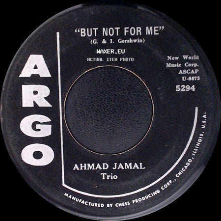 Ahmad Jamal Trio - Music, Music, Music / But Not For Me side B