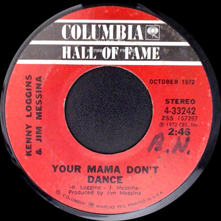 Kenny Loggins & Jim Messina - Your Mama Don't Dance / Peace Of Mind side A