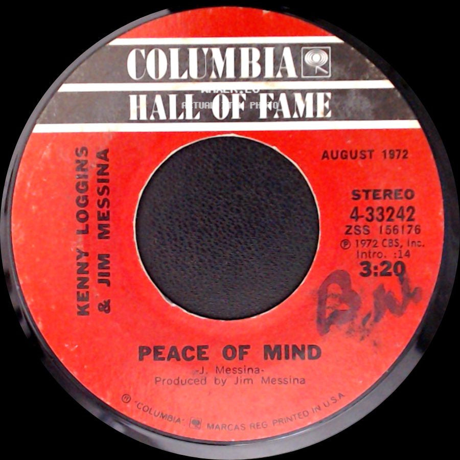 Kenny Loggins & Jim Messina - Your Mama Don't Dance / Peace Of Mind side B