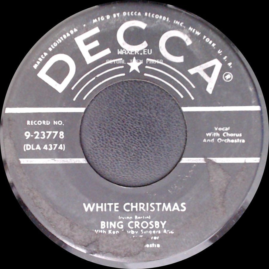Bing Crosby - White Christmas / God Rest Ye Merry Gentlemen side A