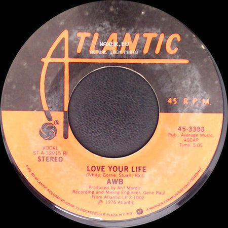 Awb - Cloudy / Love Your Life side B