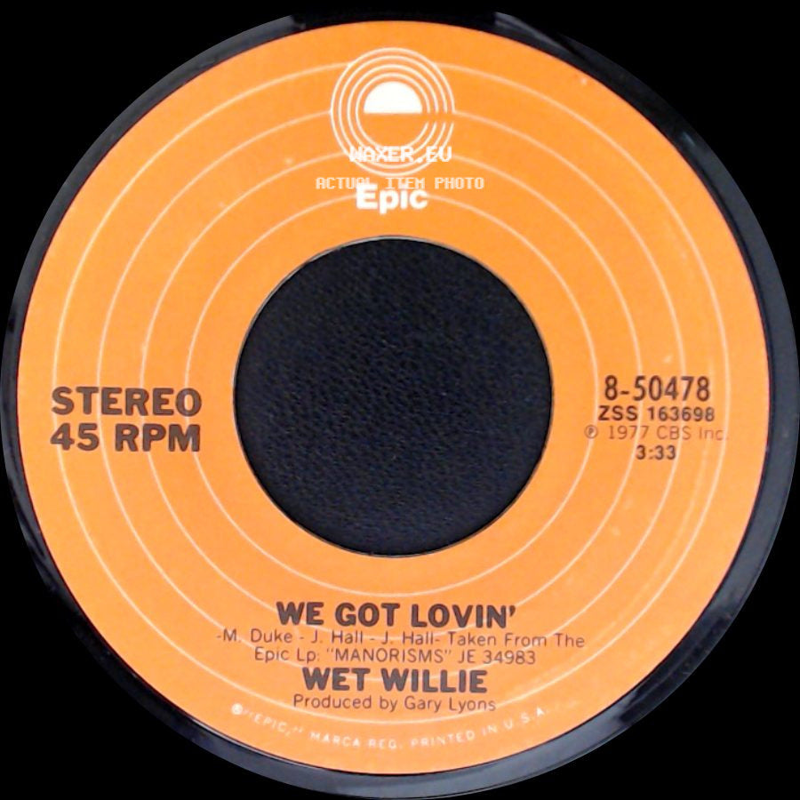 Wet Willie - We Got Lovin' / Street Corner Serenade side A
