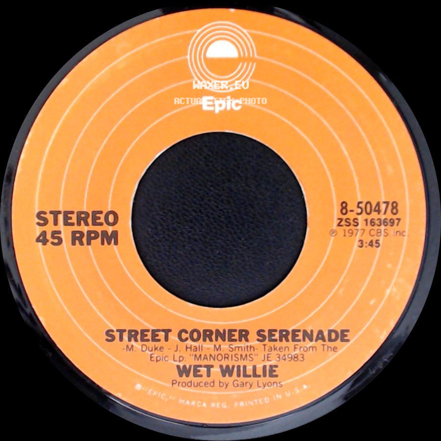 Wet Willie - We Got Lovin' / Street Corner Serenade side B