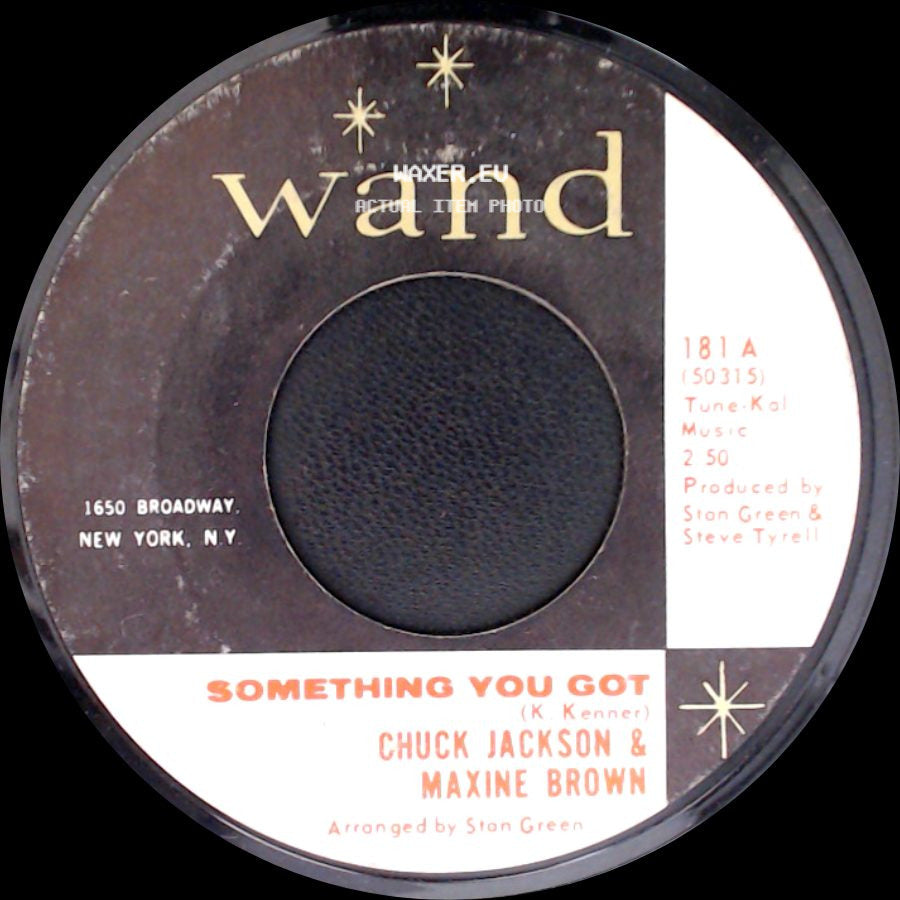 Chuck Jackson & Maxine Brown - Something You Got / Baby Take Me side A