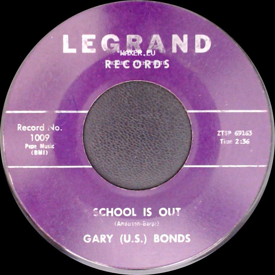 Gary (U.S.) Bonds - School Is Out / One Million Tears side A