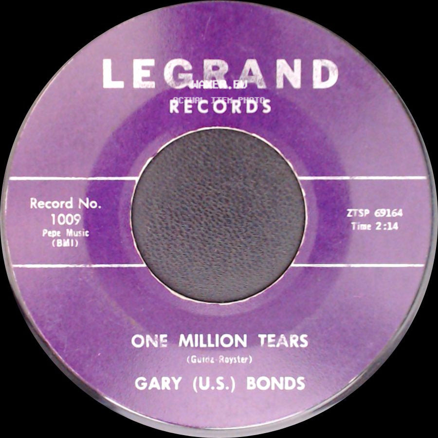 Gary (U.S.) Bonds - School Is Out / One Million Tears side B