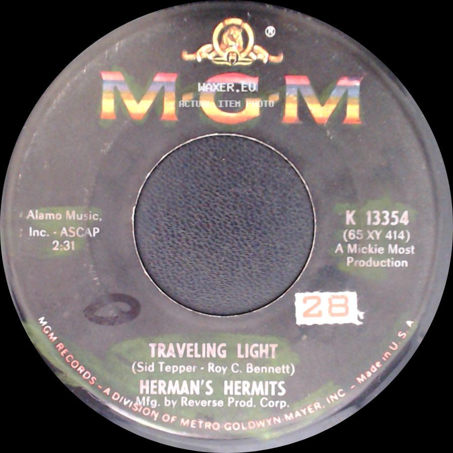Herman's Hermits - Traveling Light / Wonderful World side A