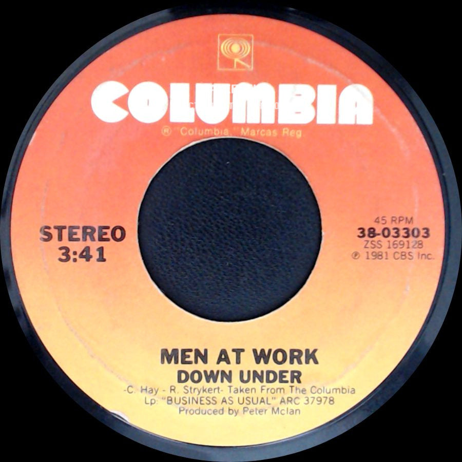 Men At Work - Crazy / Down Under side B
