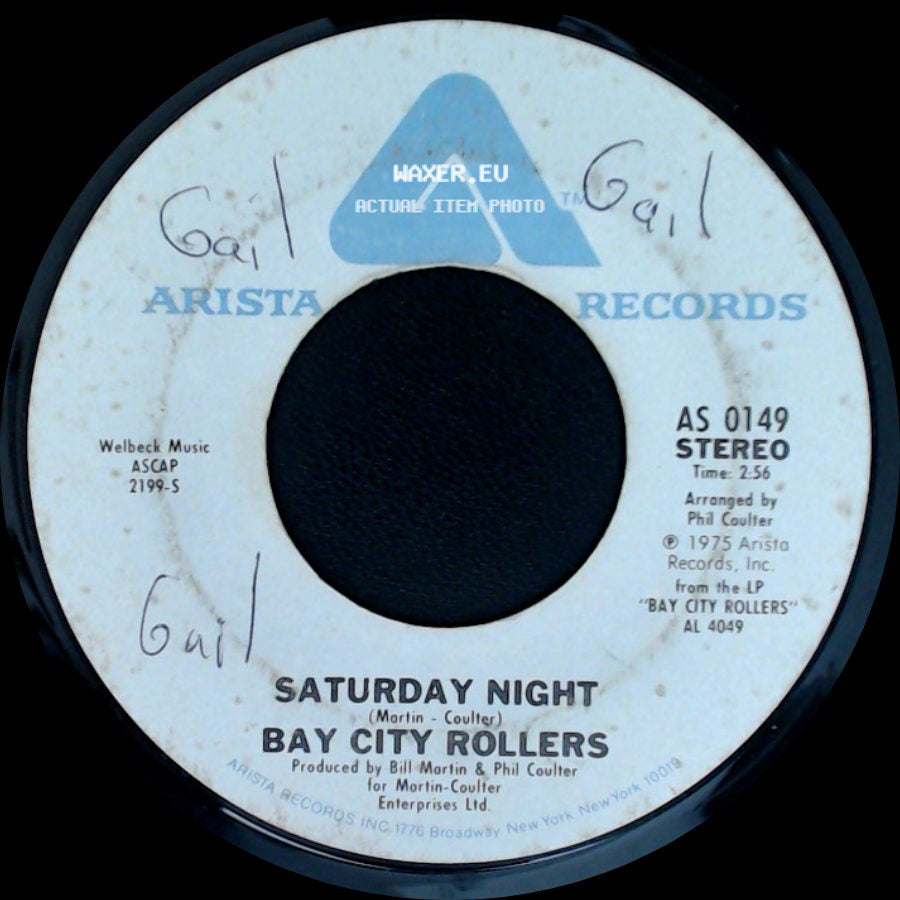 Bay City Rollers - Saturday Night / Marlina side A