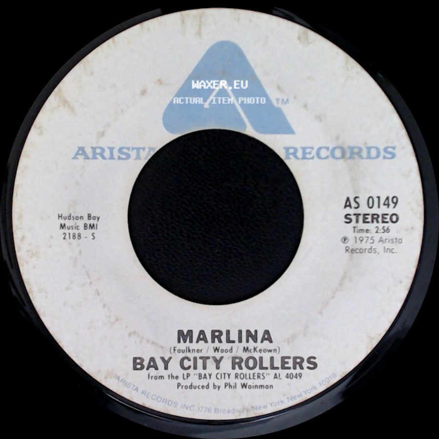 Bay City Rollers - Saturday Night / Marlina side B
