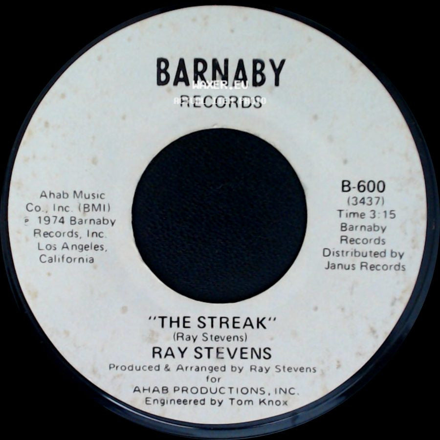 Ray Stevens - The Streak / You've Got The Music Inside side A
