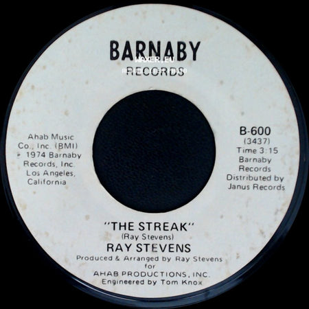Ray Stevens - The Streak / You've Got The Music Inside side A