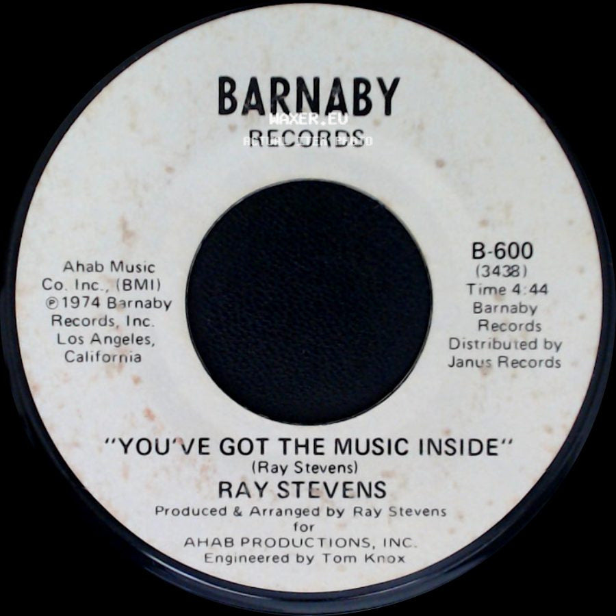 Ray Stevens - The Streak / You've Got The Music Inside side B