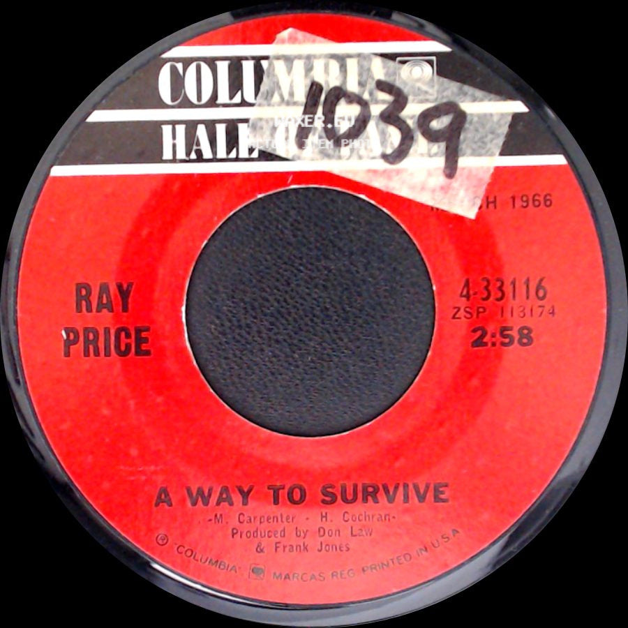 Ray Price - A Way To Survive / Touch My Heart side A