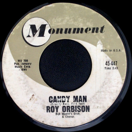 Roy Orbison - Crying / Candy Man side B