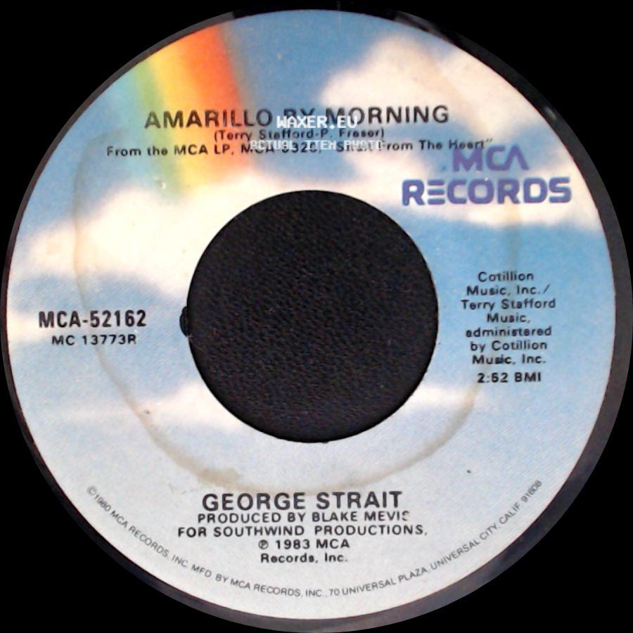 George Strait - Amarillo By Morning / Lover In Disguise side A