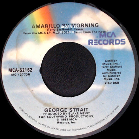 George Strait - Amarillo By Morning / Lover In Disguise side A