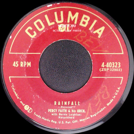 Percy Faith & His Orch. - Rainfall / The Bandit Theme From "O Cangaceiro" side A