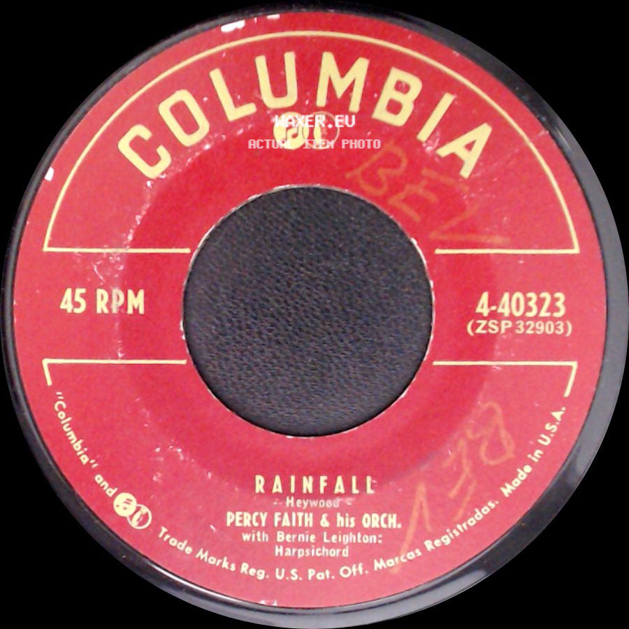 Percy Faith & His Orch. - Rainfall / The Bandit Theme From "O Cangaceiro" side A