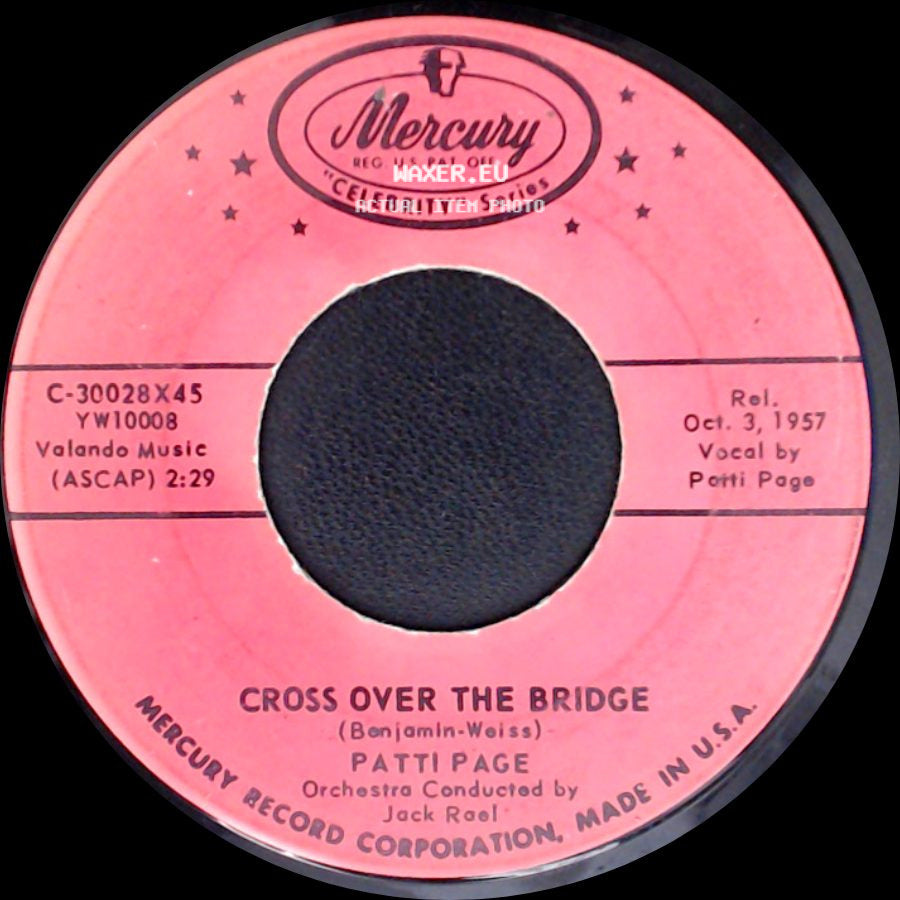 Patti Page - Cross Over The Bridge / The Doggie In The Window side A