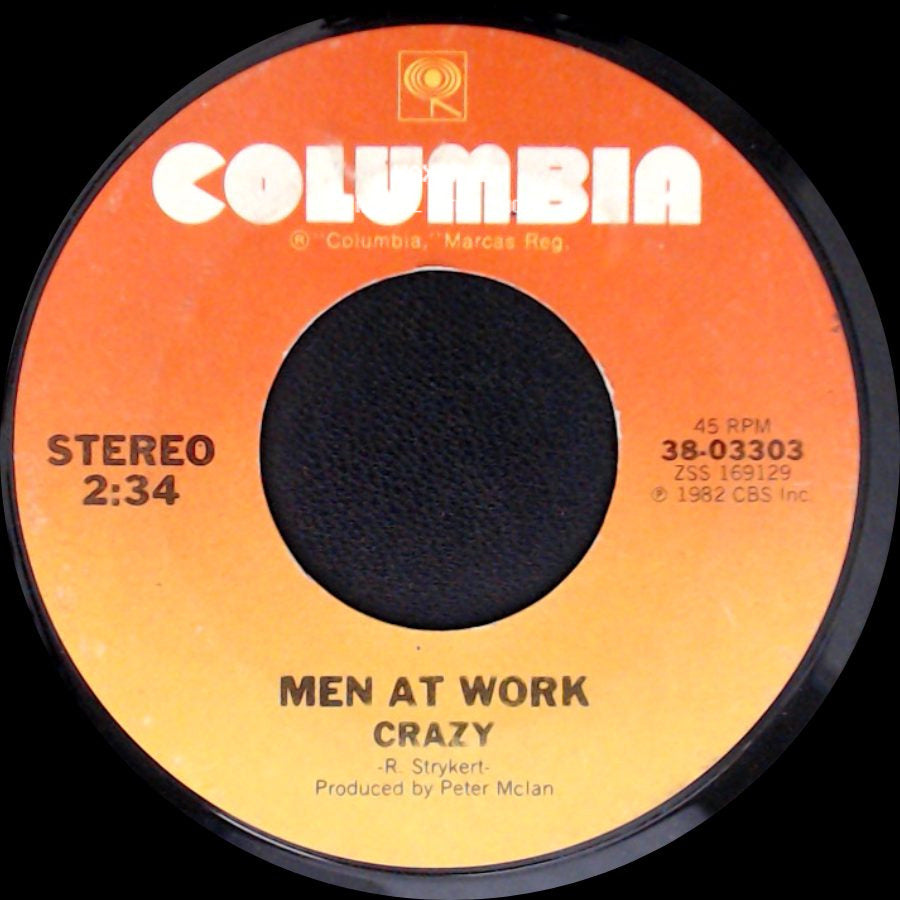 Men At Work - Crazy / Down Under side A