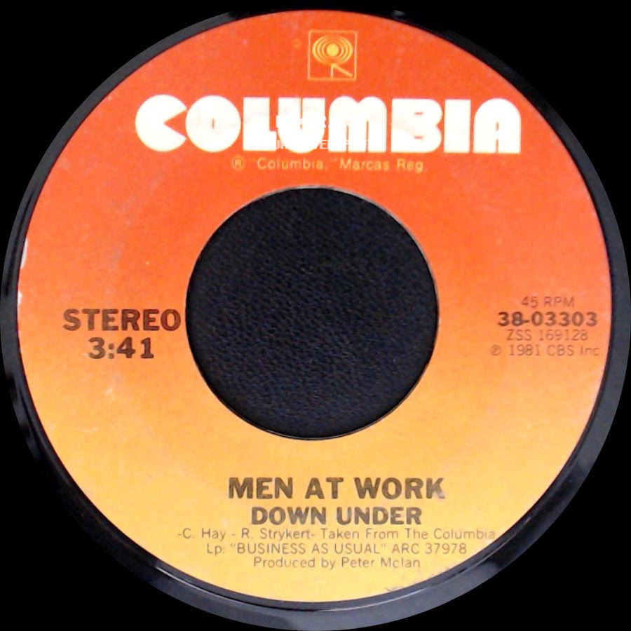 Men At Work - Crazy / Down Under side B