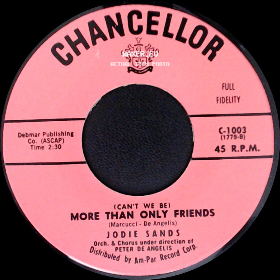 Jodie Sands - (Can't We Be) More Than Only Friends / With All My Heart side A
