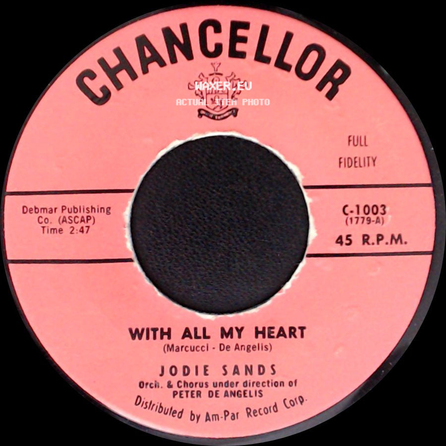 Jodie Sands - (Can't We Be) More Than Only Friends / With All My Heart side B