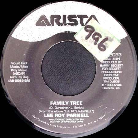 Lee Roy Parnell - Red Hot / Family Tree side B