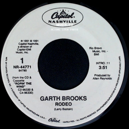 Garth Brooks - New Way To Fly / Rodeo side B