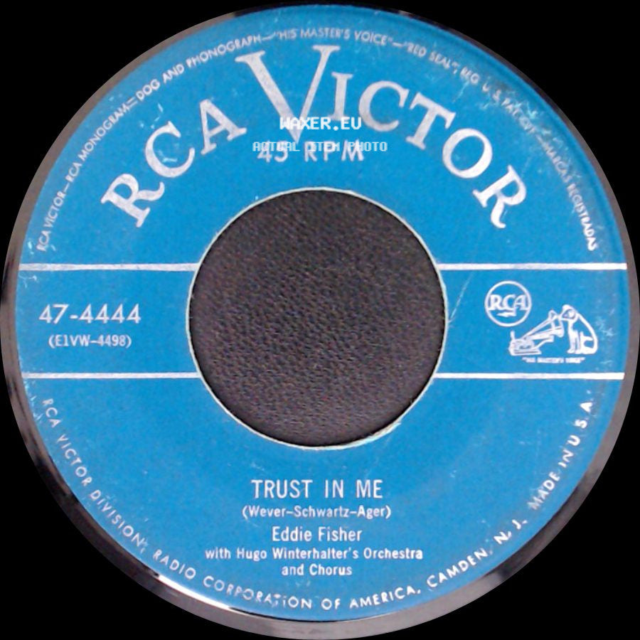 Eddie Fisher - Tell Me Why / Trust In Me side B