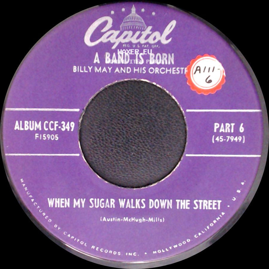 Billy May And His Orchestra - Charmaine / When My Sugar Walks Down The Street side B