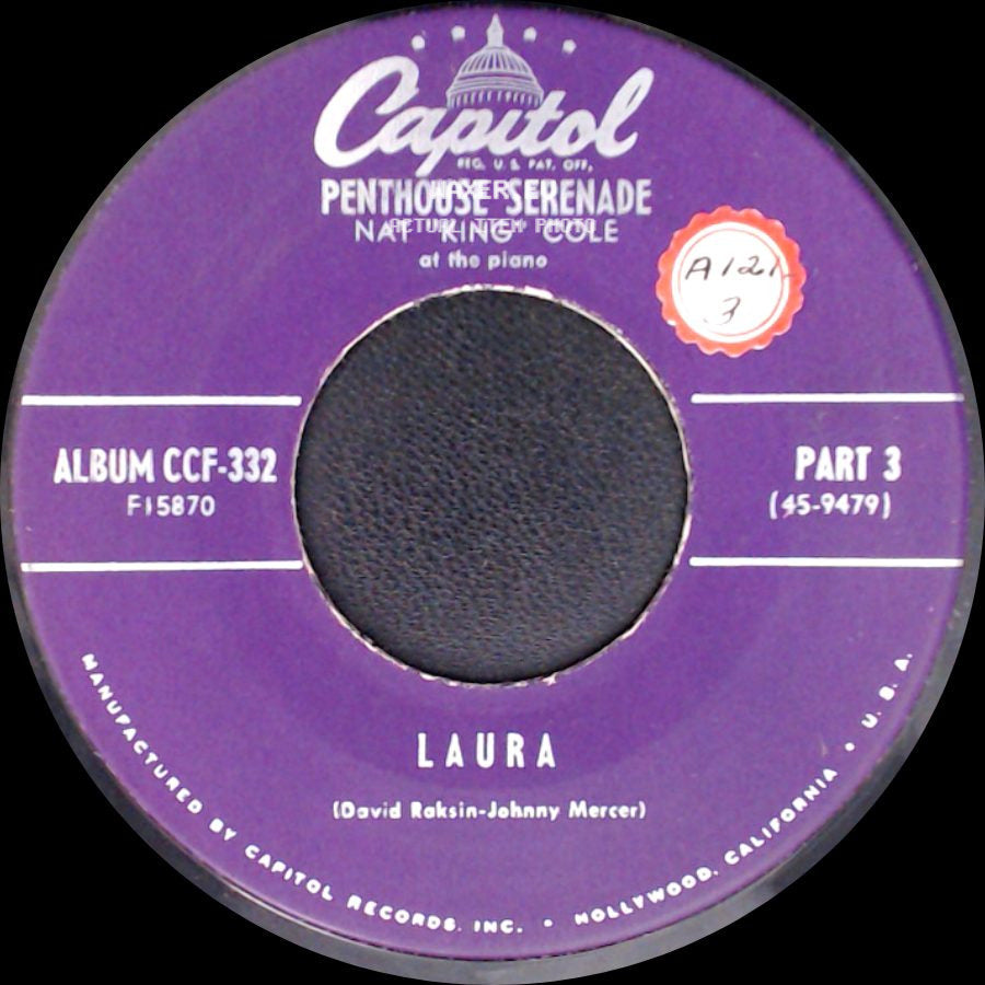 Nat "King" Cole - Laura / Polka Dots And Moonbeams side A