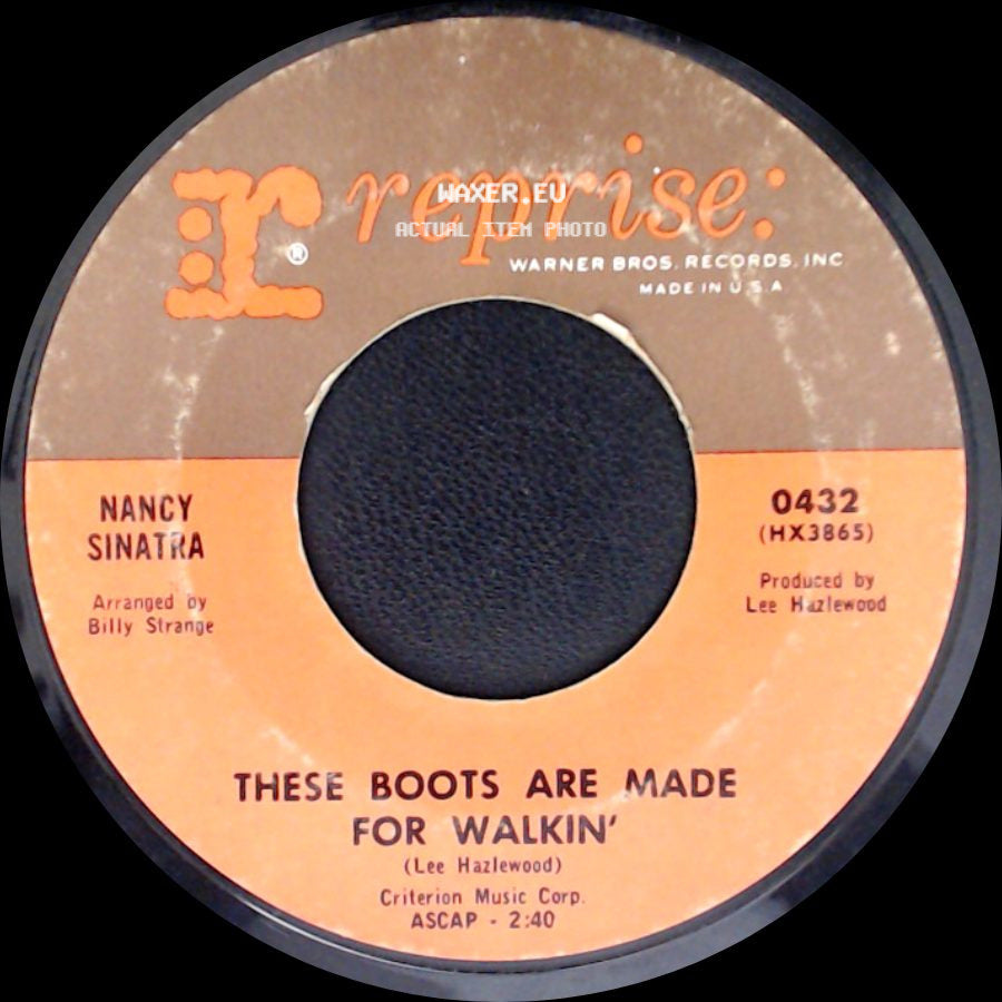 Nancy Sinatra - These Boots Are Made For Walkin' / The City Never Sleeps At Night side A