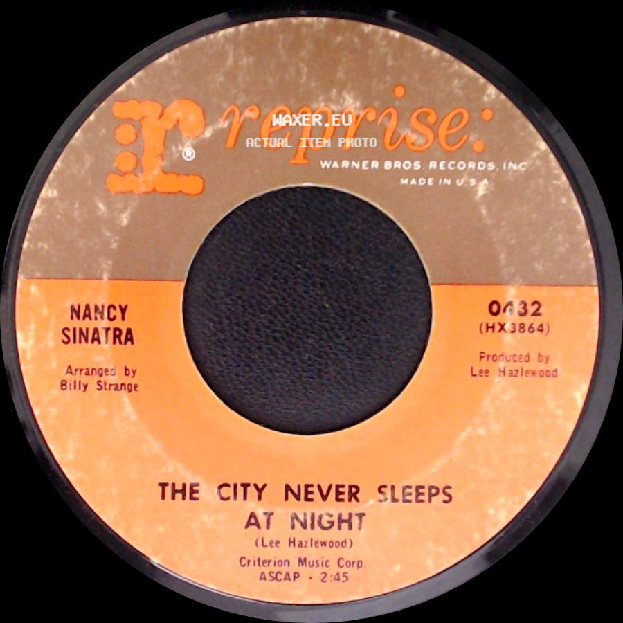Nancy Sinatra - These Boots Are Made For Walkin' / The City Never Sleeps At Night side B