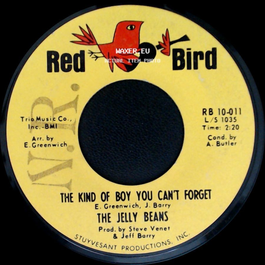 The Jelly Beans - Baby Be Mine / The Kind Of Boy You Can't Forget side B