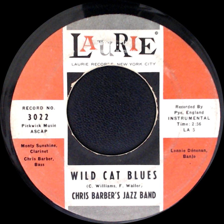 Chris Barber's Jazz Band - Petite Fleur (Little Flower) / Wild Cat Blues side B
