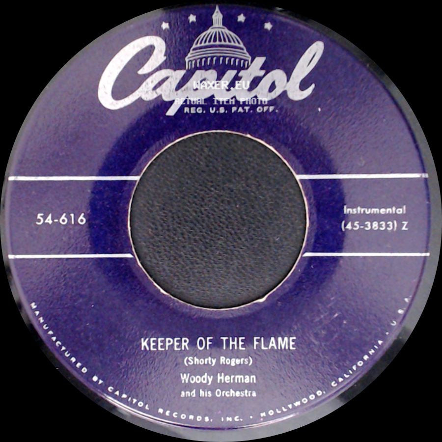Woody Herman And His Orchestra - Keeper Of The Flame / Early Autumn side A