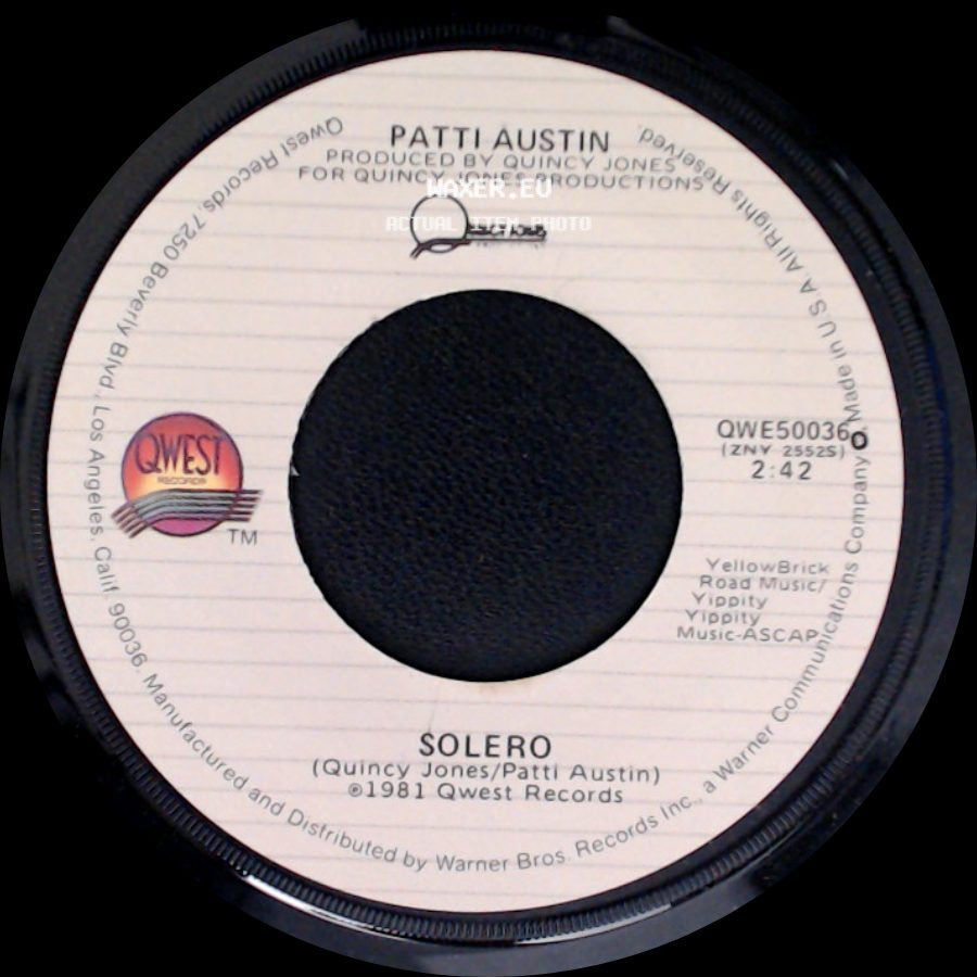 Patti Austin - Baby, Come To Me / Solero side B
